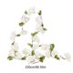 thumbnail image 3 of Decoración de pared con flores artificiales • Seda floral 230cm • Rosa beige blanco • 18 flores Material plástico • Forma flexible para decoración interior y exterior, 3 of 6