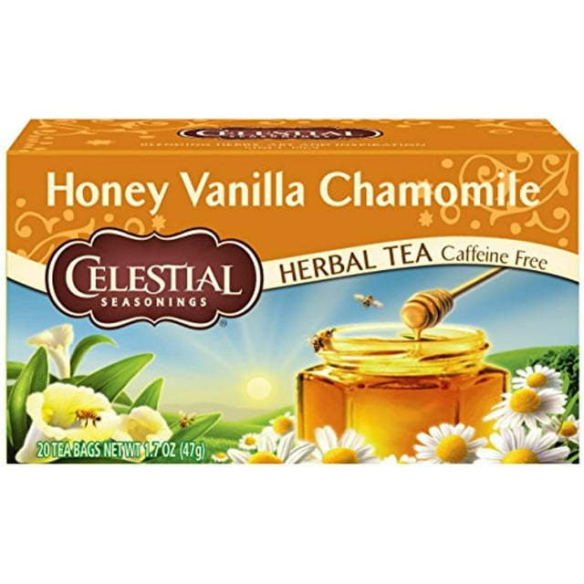 Celestial Seasonings Honey Vanilla Chamomile Herbal Tea, 20 Count