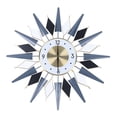thumbnail image 6 of 23.6 Inch Large Retro Metal Art Clock, Nordic Style, Silent Wall Clock for Living Room Office, 6 of 10