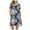 Blue, variant on AOOCHASLIY Valentine's Day Womens Dresses Summer Women's Summer Casual Sleeve Print Short Sleeve O-Neck Short Party Dress