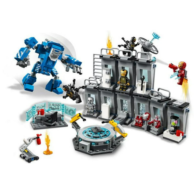 mikrobølgeovn Twisted bestemt LEGO Marvel Avengers Iron Man Hall of Armor 76125 Building Kit - Tony Stark  Action Figure - Walmart.com