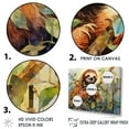 thumbnail image 3 of Designart "Leisurely Arboreal Climb I" Sloth Floater Framed Wall Decor, 3 of 5