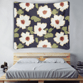 thumbnail image 2 of FHENF Floral Pattern Wall Tapestries, Wild Flower Plants Bedding Tapestry Tapestries for Wall, 4 Sizes, 2 of 3