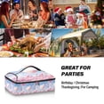 thumbnail image 7 of Iauyy Casserole Carrier for Hot Food Insulated Casserole Travel Carry Bag with Lid Food Warmer Bag for Party/Picnic,Heart-shaped Levitation, 7 of 7