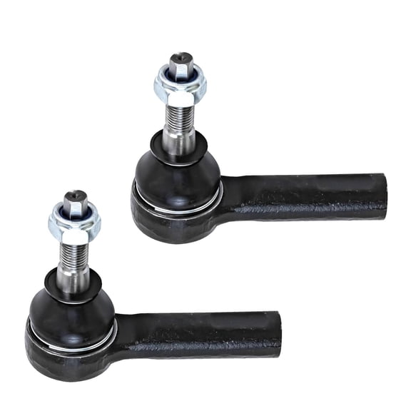 Detroit Axle - Front 2pc Tie Rods for 2013-2018 Ram 1500, 2019-2024 1500 Classic, 2 Outer Tie Rod Ends Assembly