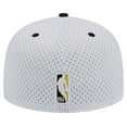 thumbnail image 4 of Men's New Era White/Black Utah Jazz Throwback 2Tone 59FIFTY Fitted Hat, 4 of 6