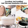 thumbnail image 7 of Disketp Sunshine Cloud Cute Cat Non-Slip Mini Oven Mitt Set, Short Oven Mitts for Baking Grilling Barbecue Microwave, 5.9"x5.9"in, 7 of 7