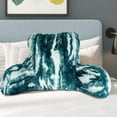 thumbnail image 6 of Home Soft Things Jaquard Faux Fur Bedrest Pillow - Deep Teal - 20" x 18" x 17", 6 of 7