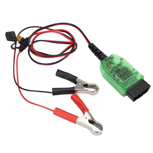 Probador de batería automotriz Yeacher conector OBD de corriente de voltaje Digital dual