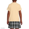 thumbnail image 2 of Lands' End Girls Short Sleeve Feminine Fit Interlock Polo Shirt, 2 of 3