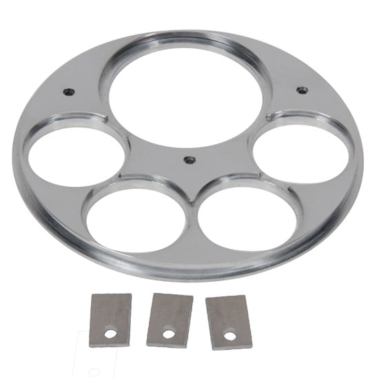 1949-50 Chevy Car 5 Gauge Dash Panel, Polished