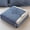 Navy, variant on Soy Fiber Summer Quilt Lightweight Breathable Blanket - Washable Cooling Quilt for Hot Sleepers - Class A Natural Fiber Throw Bedding for Dorms - Temperature Regulating Bedspread 59x39 Inch