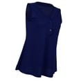 thumbnail image 4 of Camiseta sin mangas para mujer Sunnimix cuello en V azul M, 4 of 8