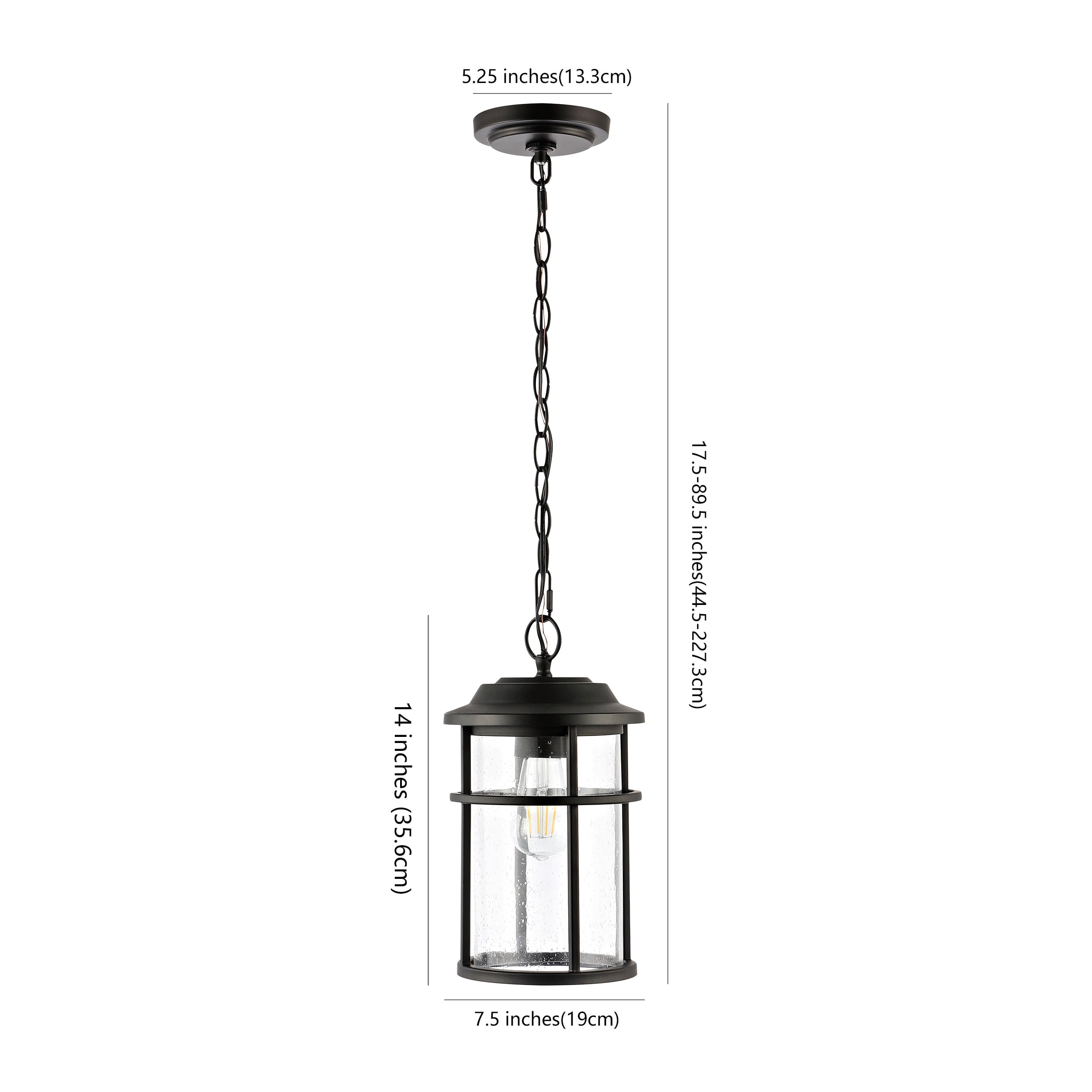 SAFAVIEH Cianna LED Matte Black Metal Wall Sconce with Clear Shade