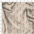 thumbnail image 4 of Soimoi White Cotton Cambric Fabric Notes & Guitar Musical Instrument Print Fabric by the Yard 56 Inch Wide, 4 of 5
