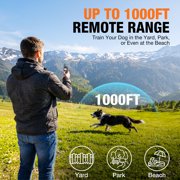 PcEoTllar Dog Training Collar, Dog Shock Collar with Remote, 4 Modes Beep Vibration Shock, Waterproof, Rechargeable Dog Shock Collar for Training Small Medium Large Dogs