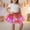 F-43Hot Pink, variant on ZHOGXU Big Kids Girls Skirt Elastic Waist Color Block Comfortable Stylish Mesh Tutu Skirts With Lights For Carnival Party And Daily Wear Hot Pink One Size