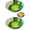 2Pcs, variant on chaungfeng Hand-Painted Golf Snack Bowl, Golf Themed Bowl for Appetizer, Snacks, and Side Dishes, for Golf Parties, Father’s Day Gifts, Sport Events and Themed Decor (4Pcs)