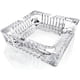 thumbnail image 3 of Cenicero de cristal pesado de cristal de manzana verde para decoración de interiores y exteriores (redondo) Ormromra CDWJ564, 3 of 5