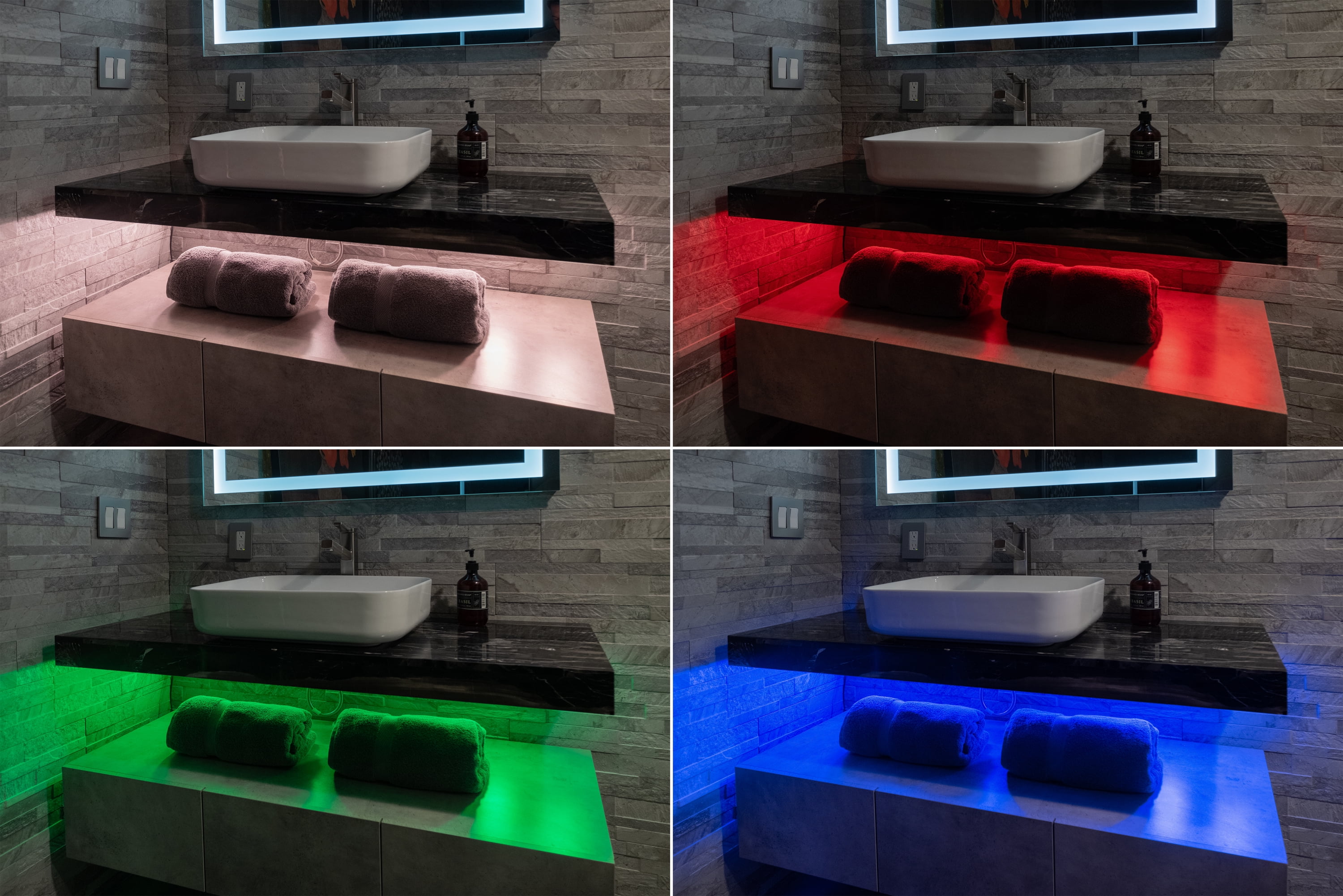 Enbrighten Spectrum LED Under Cabinet Puck Lights, 6 Pack,  44091