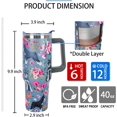 thumbnail image 4 of Schnauzer Gifts for Women Cute Dog Tumbler Coffee Cup for Women Schnauzer Travel Mug 40 OZ Stainless Steel Insulated Water Bottle With Lid and Straw, 4 of 6