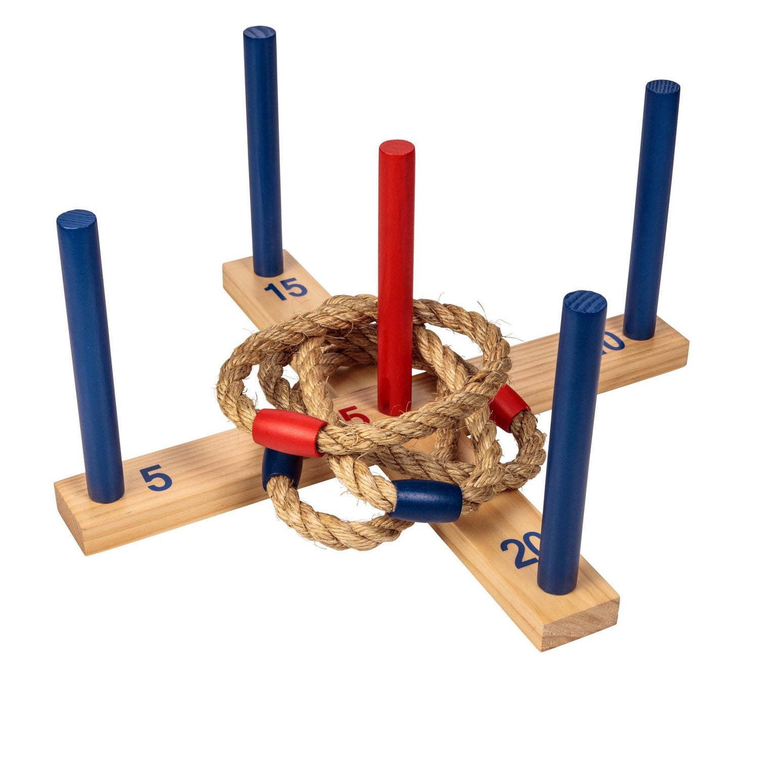 Ensemble de jeu de lancer d'anneaux en bois Triumph