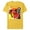 Yellow, variant on Disney and Pixar’s Cars Lightning McQueen Birthday Champ - Short Sleeve Blended T-Shirt for Adults - Customized-Yellow