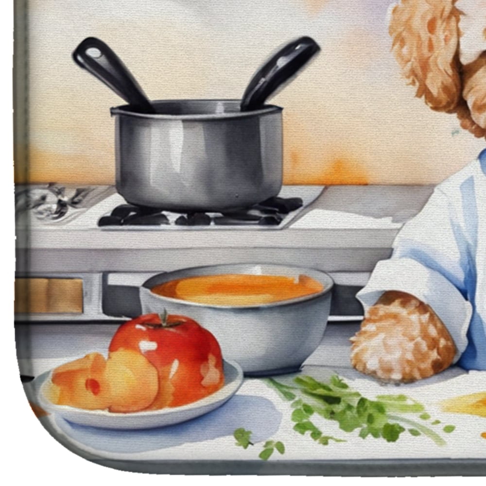 Yorkie Yorkshire Terrier The Chef Dish Drying Mat