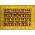 thumbnail image 1 of Ahgly Company Machine Washable Indoor Rectangle Oriental Yellow Industrial Area Rugs, 8' x 10', 1 of 4
