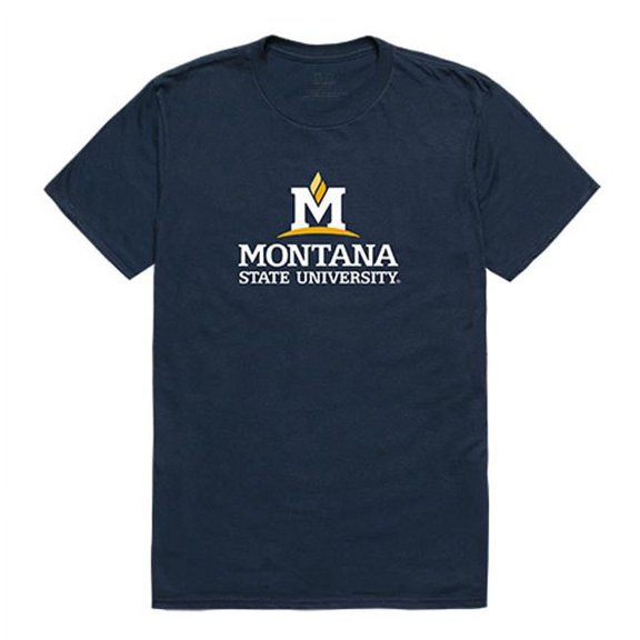 Montana State University Mens Institutional Tee - Navy - Large