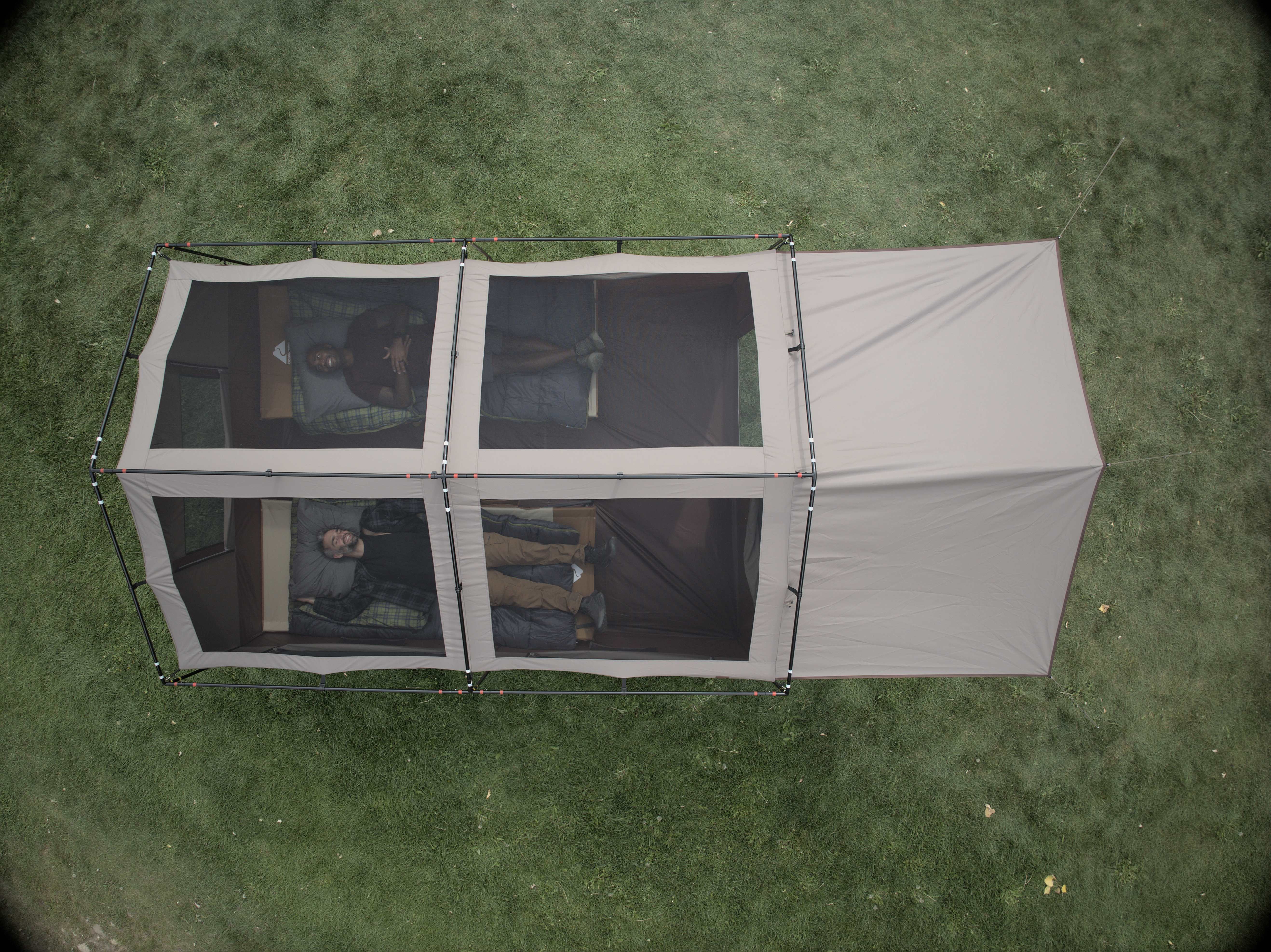 新品未使用 EQ TRAVEL LODGE RT G 3008111-5154 Ozark Trail 6 Person Lodge Tent with Front Awning - Walmart