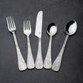 thumbnail image 5 of Cosage Texture Nascent Steel 20 Pc. Flatware Set (Serves 4), 5 of 5