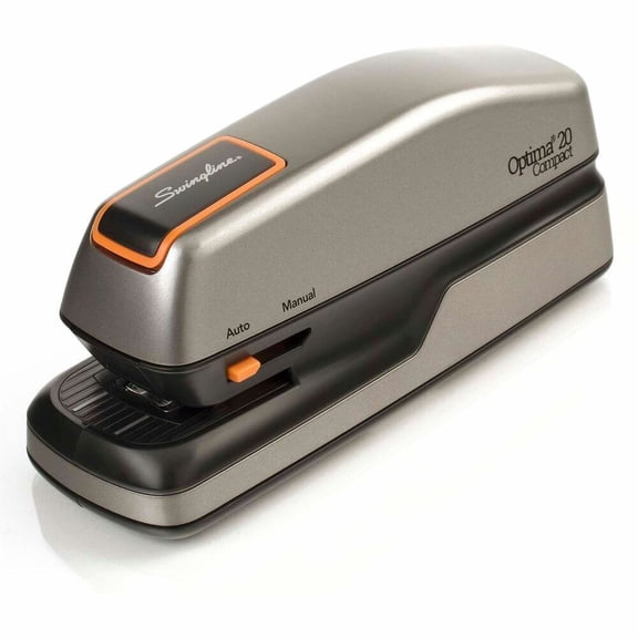 Swingline Optima 20 Compact Electric Stapler 20 Sheets Silver - Electric