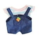 thumbnail image 2 of Ropa de muñeca de peluche de 20 cm, ropa de animales de peluche, ropa suave mono zanahoria, 2 of 9
