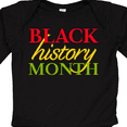 thumbnail image 4 of Inktastic Black History Month- Red, Green, Yellow Boys or Girls Long Sleeve Baby Bodysuit, 4 of 5