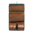 thumbnail image 2 of Neceser colgante KomAlc Premium de piel de búfalo verde, 2 of 6