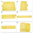 thumbnail image 5 of Unique Bargains Picnic Blanket Beach Mat Lightweight with Handle Yellow 150x100, 5 of 7