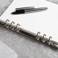 thumbnail image 4 of FlyFlise 1Pc Transparent PVC Clip File Folder Loose Notebook Sheet, 4 of 8