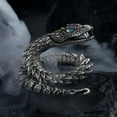 thumbnail image 4 of ZenCart Men Bracelet Vintage Hip Hop 3D Snake Bracelet Symbolizes Good Luck Prosperity New Year Birthday Wedding Gift Bangle, 4 of 7