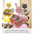 thumbnail image 3 of Yamazaki USA Yamazaki Home Bunny Kids Shoe Rack Pink, 3 of 4