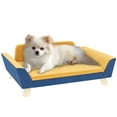 thumbnail image 2 of PawHut Dog Sofa Bed, Dog Couch, Pet Sofa for Small Dogs w/ Soft Cushion, Removable Washable Cover, Elevated Dog Bed Couch with Anti-Slip Foot Pads, 2 of 9