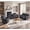 Dark Gray, variant on Caberryne Recliner Sofa with 2 Recliners for Living Room Furniture Sets,Corduroy Reclining Couch with Cup Holders/Hidden Table for Living Room/Lounge(3 Seater Sofa,Dark Gray)