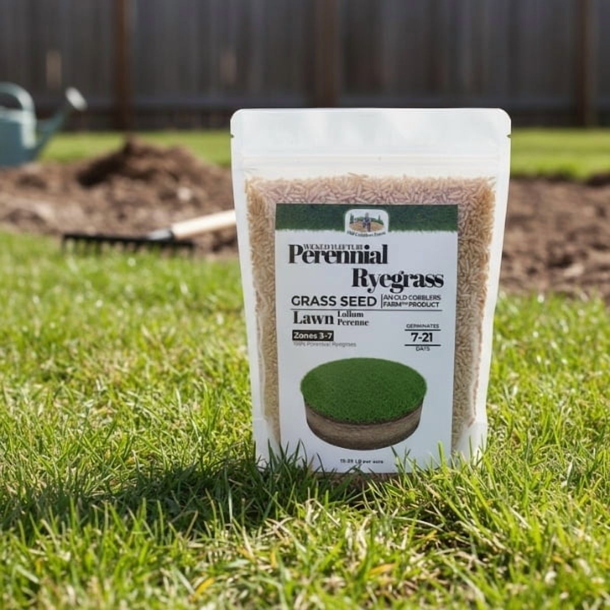 Old Cobblers Farm™ Wicked Tuff Turf Perennial Ryegrass (Grasses)(5 lbs | 10 lbs | 15 lbs | 20 lbs) (20lbs)