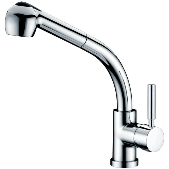 Single Handle Pull-Down Kitchen Faucet, Brushed Nickel