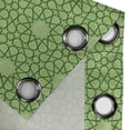 thumbnail image 5 of Ambesonne Modern Grommet Curtain, Stars Geometric Shapes, 50" x 54", Lime Green, 5 of 6