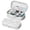 Game Controller White, variant on Game Controller Black Pattern Large Capacity Double Layer Pencil Case, Stationery Storage Pouch Bag, 8.66"x4.13"x3.54"