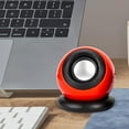thumbnail image 4 of TISHITA Mignon Mini Haut-Parleur Léger Compact Minuscule Haut-Parleur pour Voyage Douche Camping Rouge, 4 of 8