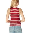 thumbnail image 2 of Aeropostale Womens Sheer Tank Top, Red, Juniors, Small, 2 of 3