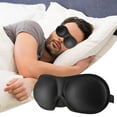 thumbnail image 6 of Soft 3D Eye mask for Sleeping,Machine Washable, 100% Blackout Eye Masks for Airplane Travel Essentials, Purple, 6 of 9