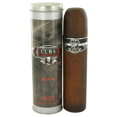 Cuba Black Eau De Toilette Spray By Fragluxe - 3.4 oz Cuba Black Eau De Toilette Spray By Fragluxe - 3.4 oz
